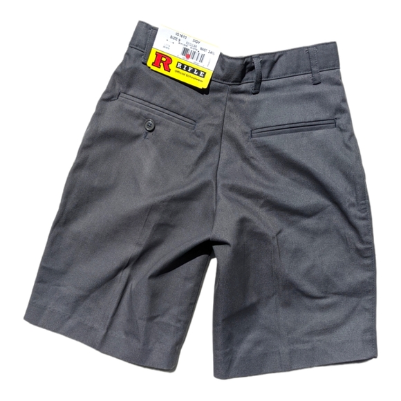 Rifle Boys Size 9 Regular Waist 24 1/2 Gray School Uniform - Picture 3 of 5